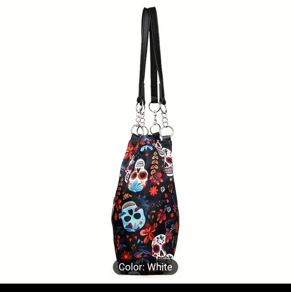 Sugar Skull Shoulder Bag NWT - Picture 2 of 2